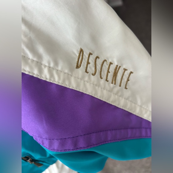 Descente Vintage Women’s 80’s Cinched Waist Ski Jacket Size 4 - Picture 6 of 16